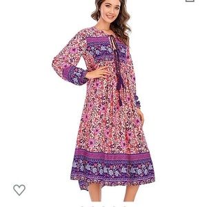 Boho Midi Dress
